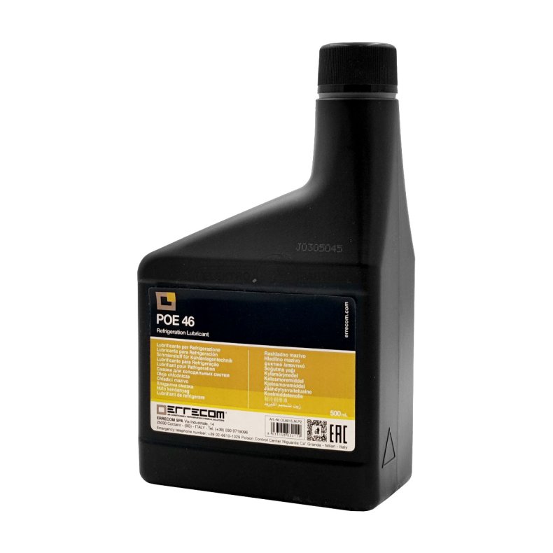 500 ml sort plastflaske til A/C-olie