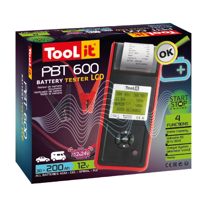 BATTERY TESTER PBT600