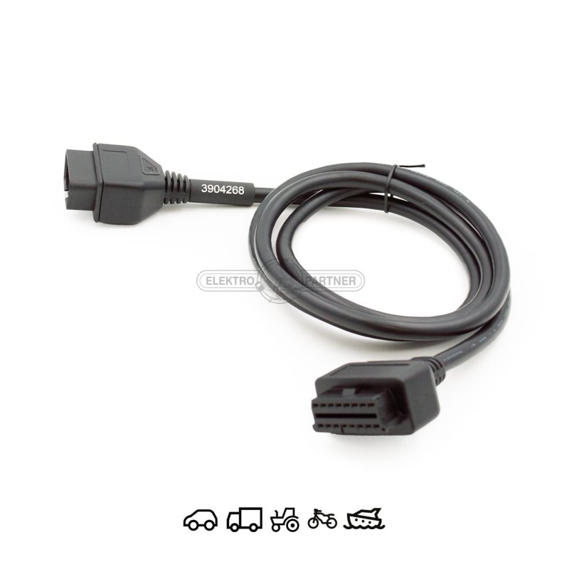 OBD-forl�ngerkabel 16-pin