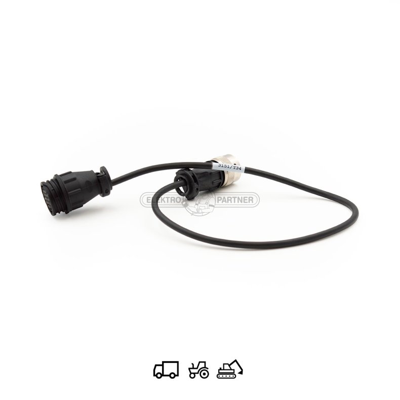 BOSCH FAN og HYDRAULIC REXROTH-kabel (3151/T34)
