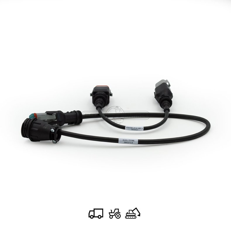 VOLVO PENTA 6-pin kabel (3151/T29A + 8-pin adapter nr. 16)