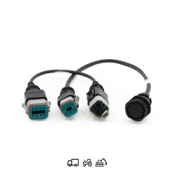 VOLVO PENTA 6-pin kabel (3151/T29A + 8-pin adapter nr. 16)