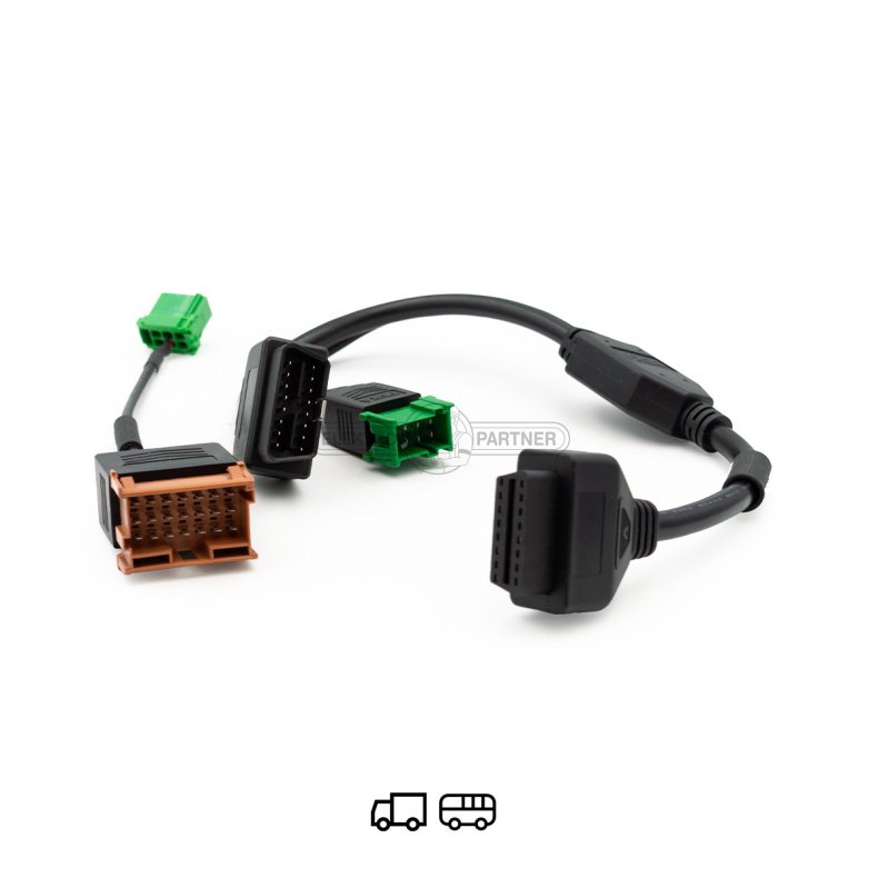 Diagnosest til IVECO HD2019: (3151/T76) + adapter 3914039