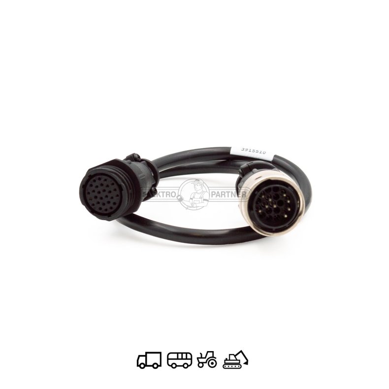 19-pin kabel til FPT UTG LASTBIL-diagnose (3151/T85)