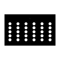 Kalibreringspanel til frontkamera til ALFA ROMEO med libelle