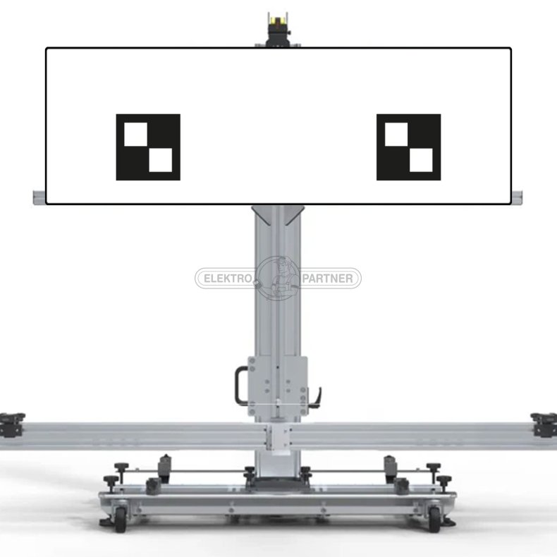 Kalibreringspanel til frontkamera for MITSUBISHI/SUZUKI med libelle