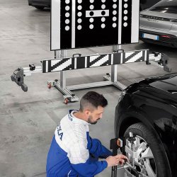 Kalibreringspanel til LASER SCANNER (LIDAR) - VAG med libelle