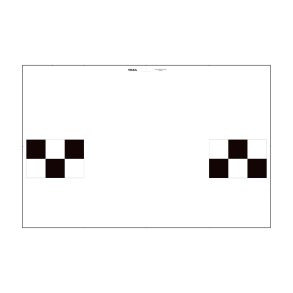 Kalibreringspanel til frontkamera for MASERATI LEVANTE med libelle