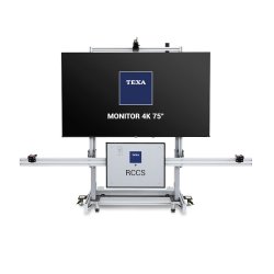 RCCS 3 EVO med 75" skrm og hjulklemmer